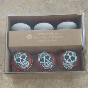 NEW Decorative Sugar Skull Pull Knobs